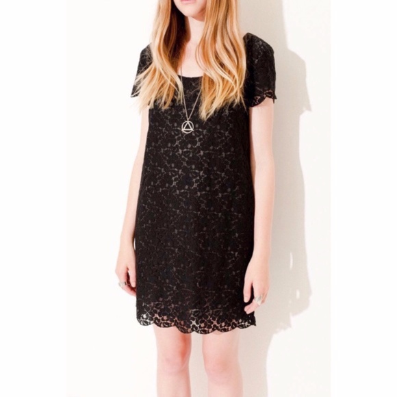 Aritzia Talula Fleetwood black lace mini Dress - Sz XXS - Picture 1 of 11